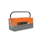 Kapson 350x150x100mm Single Compartment Steel Tool Box for Garage and Industrial Hardware Storage K-602