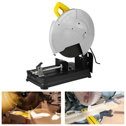 Heavy Duty 355 mm 2200 W Chop Saw for Cutting Purposes, 3800 RPM