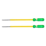 Globus 2 Pcs 12 inch Alloy Steel & Plastic Screw Driver Set (356)