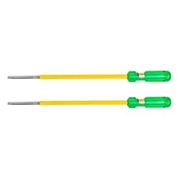 Globus 2 Pcs  12 inch Alloy Steel & Plastic Screw Driver Set (356)