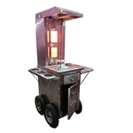Commercial Counter Type Gas Operated Shawarma Cart With Tawa, 25 Kg Meat Holding capacity