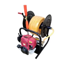 Golf Ultra 35 CC 4 Stroke Gardening Sprayer | Agriculture Pest Spray Machine for Agriculture With Hose Reel, 30 Meter Hose Pipe & Spray Gun