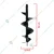 Heavy Duty 35-cc 4-Stroke with 254 mm (10 inch) Drill Bit For Earth Auger/ Post Hole Digger Machine