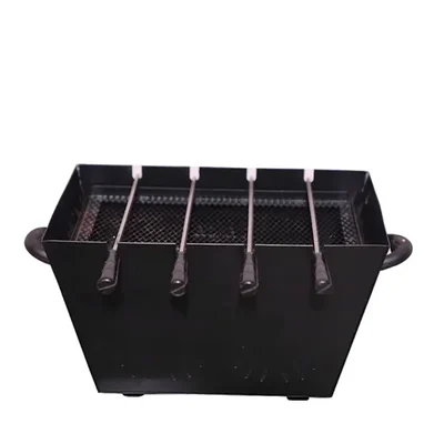 Premium Quality 35 cm Blaze Charcoal Barbeque Grill With 4 Skewers