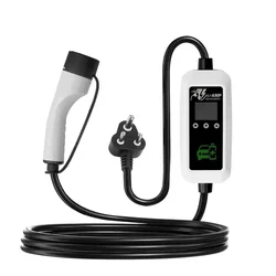 3.5kW Portable EV Charger 16A Smart Charging Box | Adjustable Current |Compatible with Tata Nexon, MG ZS, Kia EV6 & More