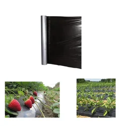 Vihaan 35 Micron Silver/Black Agricultural Mulching Sheet, Mulch Film With 8 Months Warranty(Size-3.25 feet x 400 meters )