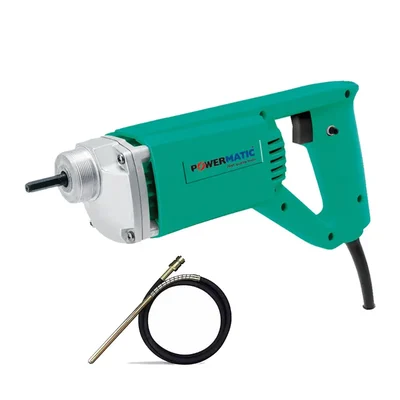 Powermatic 35 mm 1250 W Concrete Vibrator with 1.5 m Vibrating Needle (PTC-EV-35)