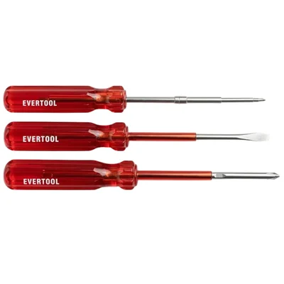 EVERTOOL 3.5mm 2-in-1 S2 Aligner Screwdriver Set ISI Mark (75-100mm) EV-3075/T-3075/3100