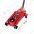 Heavy Duty 3.5 Ton Capacity Double Piston Trolley Jack For Low Floor Cars - 460 mm Max. Lifting Height