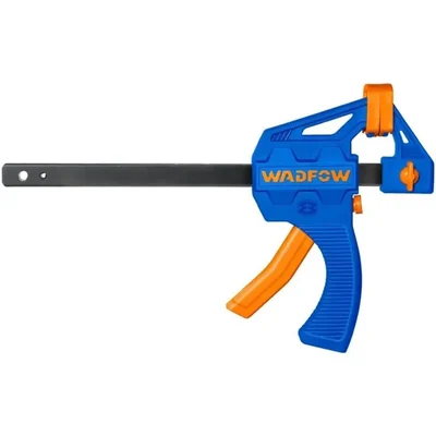 Wadfow 35mm x 100mm 4 Inch One-Handed Hard Plastic Quick Bar Clamp WCP4374