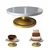 Cake Decorating Turntable 360-Degree Rotating Aluminium Base Cake Stand