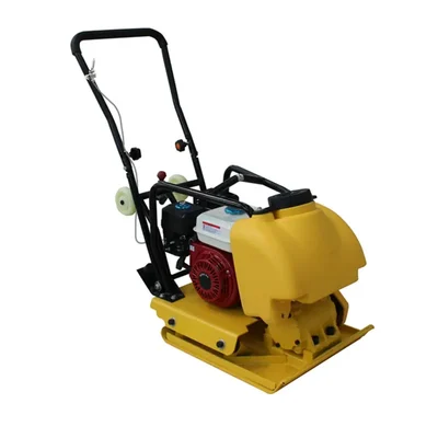 Heavy Duty 4 HP, 15KN, 3600 RPM Plate Compactor With HONDA Petrol Engine For Flattening Paving Bricks, Marble etc.