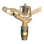 Premium Quality 3/4 Inch 360 Degree Rotation Brass Sprinkler With 20 Feet Radius Range