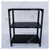 Alija 36 x 29 x 18 Inch 3 Shelves Multipurpose Storage Rack(Color-Black,Gauge-22 Gauge Shelves & 16 Gauge Angle)