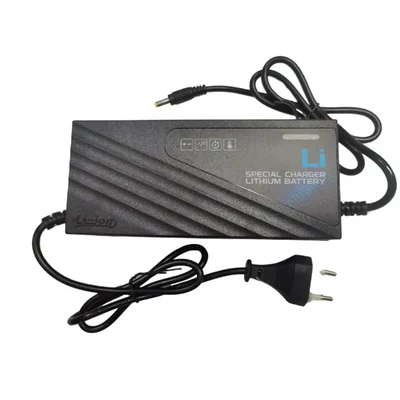 36V 3A Lithium Ion Battery Charger with Automatic 42V Cut Off and Aluminium Case