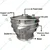 Tools Buying 36 inch Vibro Sifter Machine With 0.5 HP Motor for Grain Cleaning, 300 Kg/hr Screening Capacity