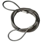 National 36 mm 10 Meter Wire Rope Sling,6x36 IWRC, Single Leg For Lifting, Rigging, and Material Handling