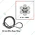 National 36 mm 10 Meter Wire Rope Sling,6x36 IWRC, Single Leg For Lifting, Rigging, and Material Handling