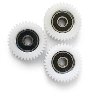 Premium Quality 36T E-Bike Hub Motor Gear Pinion, 3-Piece Set with Iron Bearing & Nylon Outer for Planetary Motor Repair
