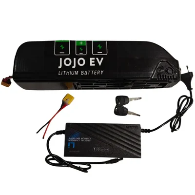 36V 10Ah Lithium Ion Battery with 36V 3A Charger – 1 Year Warranty, Helon Detachable Case & Key Lock