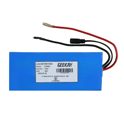 Geekay 36V 13Ah Li-Ion E-Cycle Soft Case Battery 