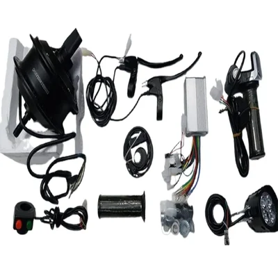 36V 350W Electric E-Bike Hub Motor Conversion Kit with LED Throttle, PAS & Controller for Mountain and City Bicycles