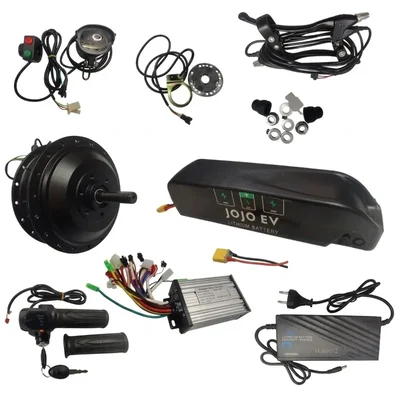 Premium Quality 36V 350W High Torque BLDC Hub Motor Electric Bicycle Conversion Kit with Battery & Charger