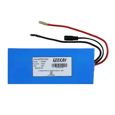 Geekay 36V 7.8Ah Li-Ion E-Cycle Soft Case Battery 