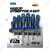 Scheppach 37 Piece Screwdriver Set , Chrome Vanadium Steel Rods, Black or Blue Handles, Wall Holder Included (SCH-7037B)