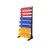 Suwas Trolley 8 Shelves Powder Coated Bin Storage Rack with 38 Bins, 6 Months Warranty ( SU-BSR-006)