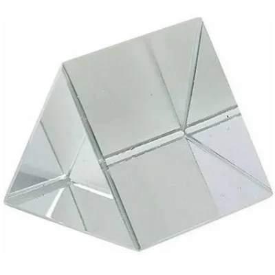 Cometek 38EQ Glass Prism 60-Degree for Light Refraction STEM Science Experiments
