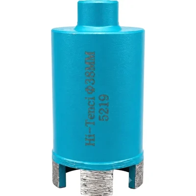 HI-TENCI 38mm Granite Core Bit with M-10 Thread for Hard Natural Stone Precision Drilling
