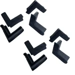 ALIJA Rubbers 1.5 Inch (38 mm) Rubber Bush for Storage Rack Legs and Steel Furniture Legs Floor Protector - Pack of 8