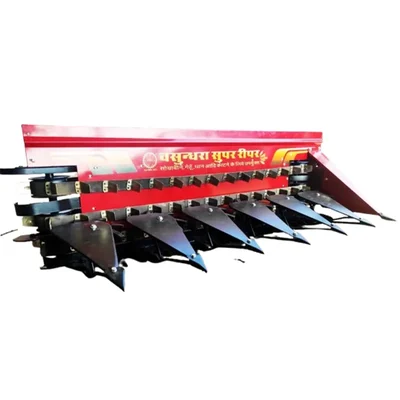 Vasundhara 7 Feet 3 Belt Reaper Attachment for 30 HP Tractor For Wheat, Paddy and Soyabean, VKY-TMCR-73F