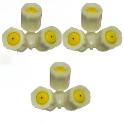 Heavy Duty Single Hole 3 Face Nozzle With Brass Thread For Battery Sprayer(Pack-3 Pieces)