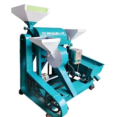 Dafe (PKV) Heavy Duty 3HP Mini Dal Mill, 100-150 Kg/hr Capacity