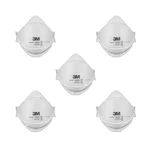 3M Aura 1807+ N95 Surgical Respirator Mask, Fluid Resistant, Flat Fold, Anti-Fog, 3-Panel Design