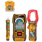 Ingco 12V-1000V 9999-Count True RMS Digital Multimeter Clamp Meter Electrical Test Kit Combo COS24069