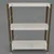 FIDVI® 9D X 23L X 30H Inch 3 Shelves Powder Coated Slotted Angle Metal Rack With Accessories Colour-Ivory Brown(SR-518)