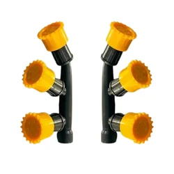 Premium Quality 3 pieces 3 Face Nozzle with 6 Holes for Battery Sprayer