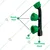 Premium Quality 3 pieces 3 Face Nozzle with Single Hole for Battery Sprayer