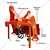 Farmcan 3 Feet Reverse Forward Rotavator with 22 Blades Suitable for 16 HP to 28 HP Tractors
