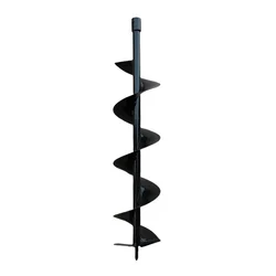 Heavy Duty Single Spiral 6 inch Drill Bit For Earth Auger/ Post Hole Digger Machine