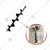 Heavy Duty Single Spiral 6 inch Drill Bit For Earth Auger/ Post Hole Digger Machine