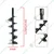 Heavy Duty Single Spiral 8 inch Drill Bit For Earth Auger/ Post Hole Digger Machine