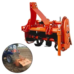 Wegman Mini Rotavator 3 Feet with 16 Blades Efficient for Soil Preparation Suitable for 12 to 28 HP Mini Tractors