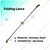 Agriansh 1.5 to 3.3 feet 3 Head Folding Lance for Battery Sprayer (Pack of 5 Pcs)