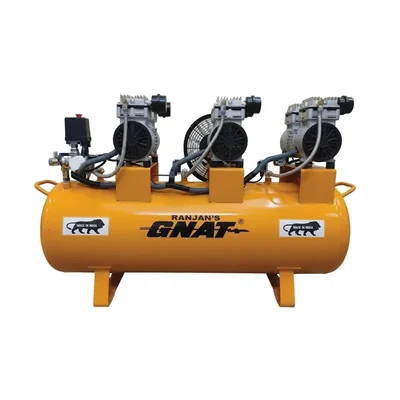 GNAT 3 HP 110L Oil-Free Silent Air Compressor for Dental & Industrial Use