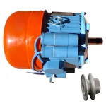 Heavy Duty 3 Hp 1440 RPM Foot Mounted 1Phase Aluminium Winding AC Induction Motor With 3" Pulley - 1 Year Warranty