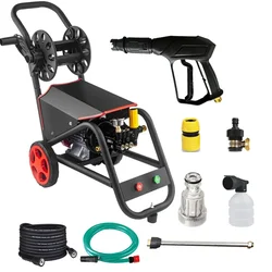 Spear 3 HP Trolley Type 235 Bar High Pressure Washer With All Required Accessories (SP-CW235)